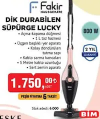 FAKİR DİK DURABİLEN SÜPÜRGE LUCKY